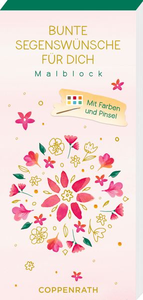 Mini-Malblock - Bunte Segenswünsche für dich