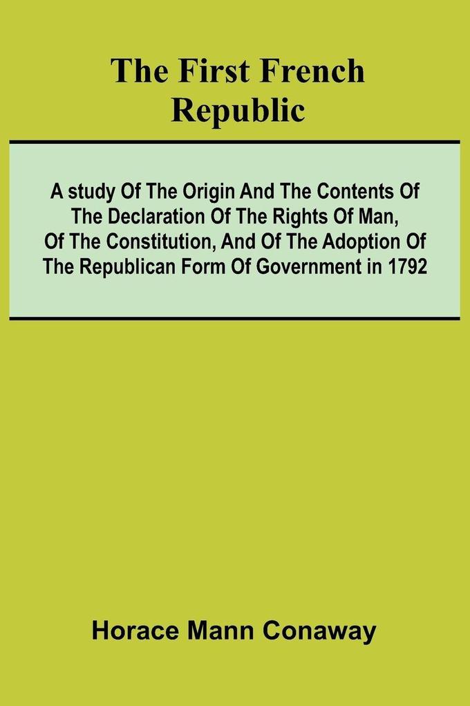 The first French Republic