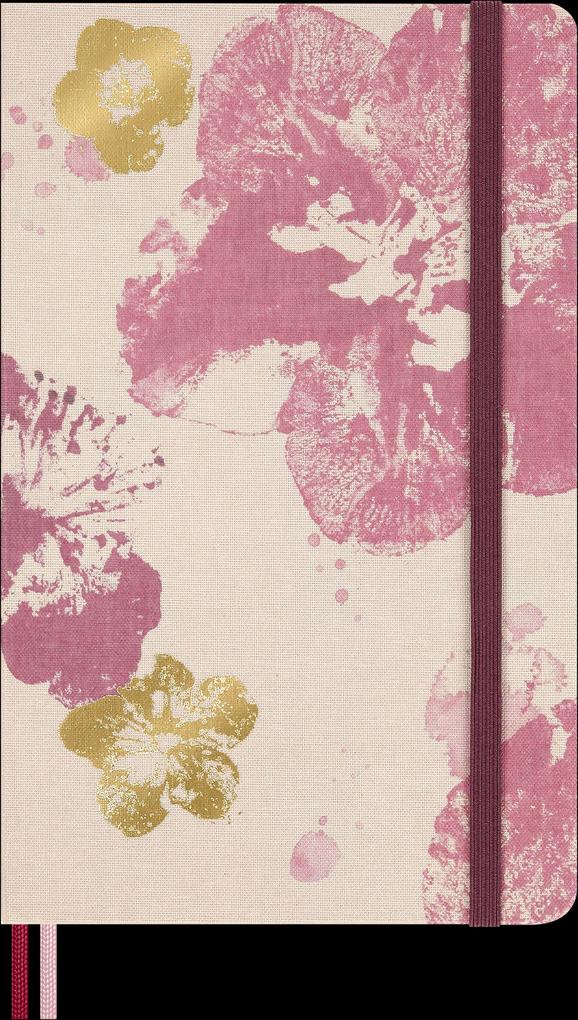 Moleskine Sakura Notizbuch limitierte Ausgabe L/A5 liniert fester Einband