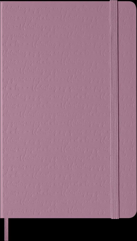 Moleskine Notizbuch L/A5 liniert fester Einband Majestätisches Pink