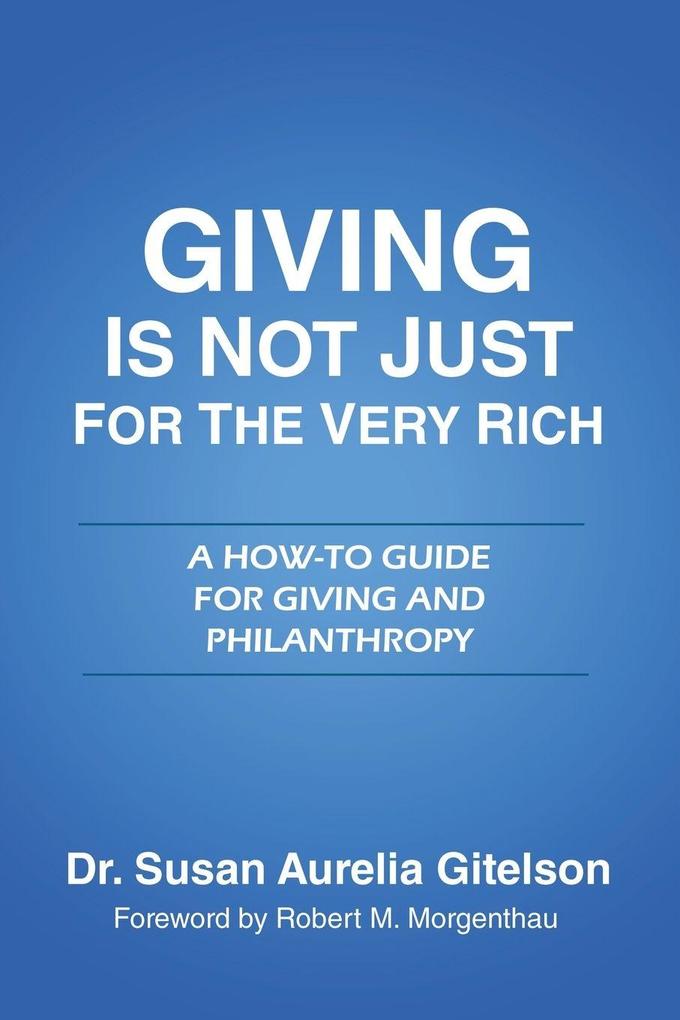Giving is Not Just for the Very Rich