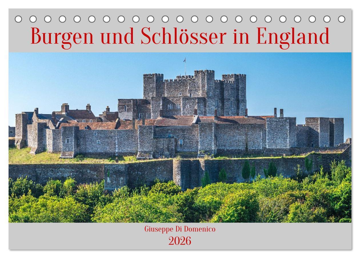 Burgen und Schlösser in England (Tischkalender 2026 DIN A5 quer) CALVENDO Monatskalender