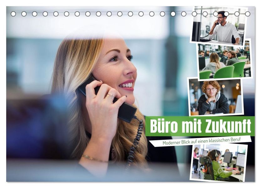 Büro mit Zukunft (Tischkalender 2026 DIN A5 quer) CALVENDO Monatskalender