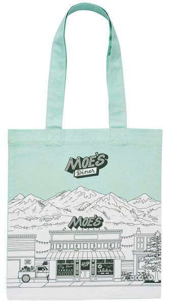 Main Street Tote Bag 'Green Valley Moe's Diner'