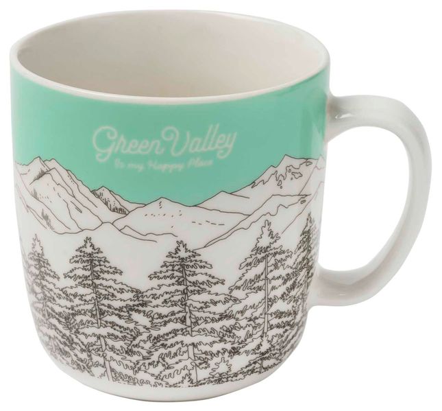 Green Valley Mug 'Whispering Pines'