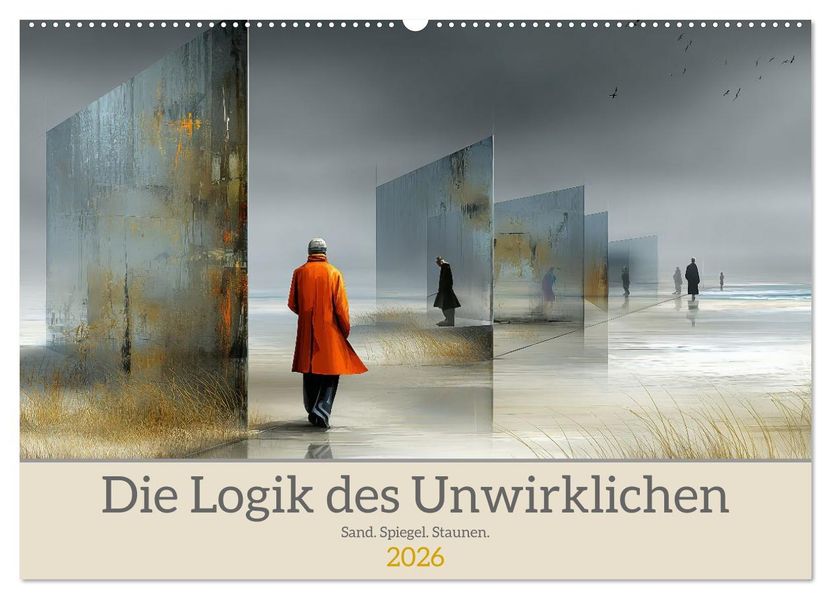 Die Logik des Unwirklichen (Wandkalender 2026 DIN A2 quer) CALVENDO Monatskalender