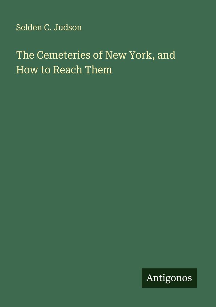 The Cemeteries of New York and How to Reach Them