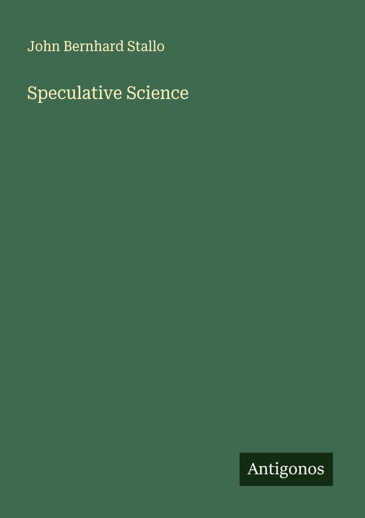 Speculative Science
