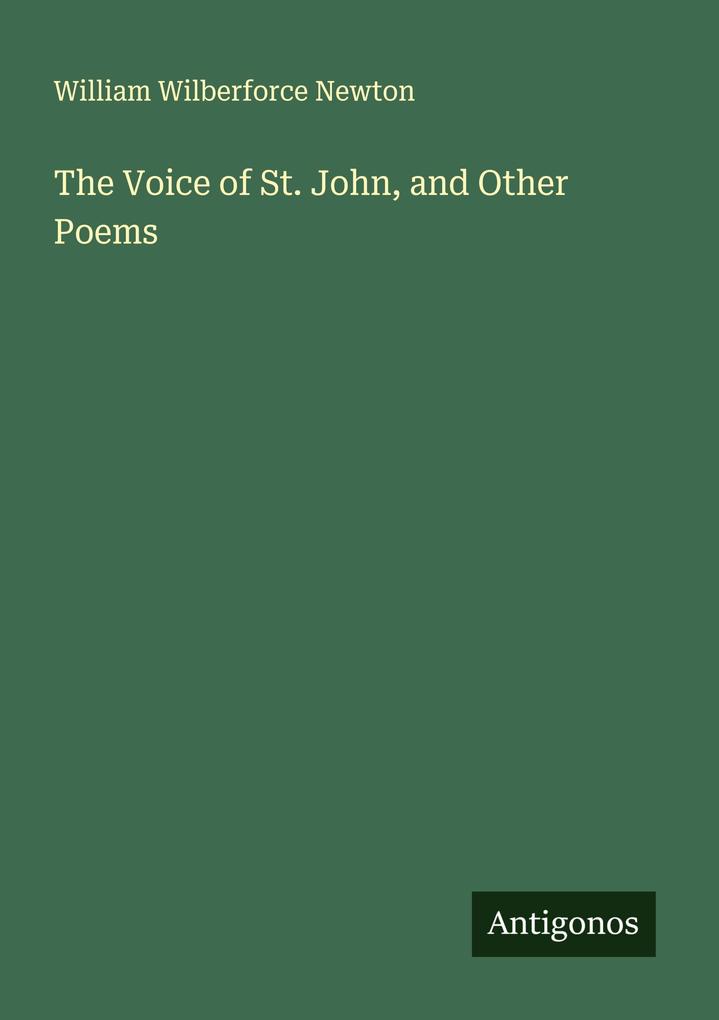 The Voice of St. John and Other Poems