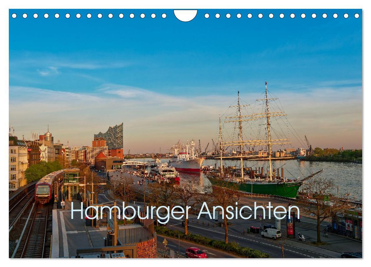Hamburger Ansichten (Wandkalender 2026 DIN A4 quer) CALVENDO Monatskalender