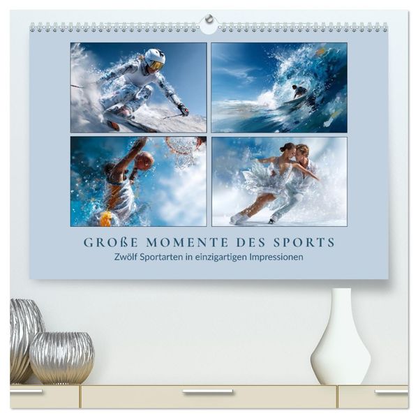 Große Momente des Sports (hochwertiger Premium Wandkalender 2026 DIN A2 quer) Kunstdruck in Hochglanz