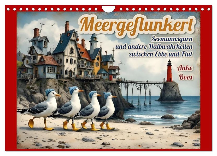 Meergeflunkert (Wandkalender 2026 DIN A4 quer) CALVENDO Monatskalender