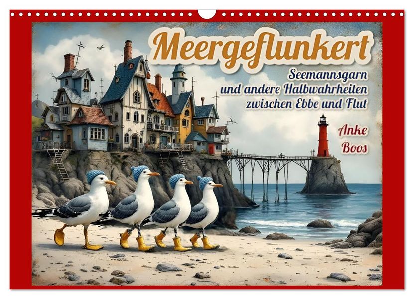 Meergeflunkert (Wandkalender 2026 DIN A3 quer) CALVENDO Monatskalender