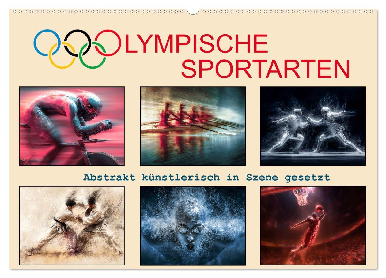 Olympische Sportarten (Wandkalender 2026 DIN A2 quer) CALVENDO Monatskalender