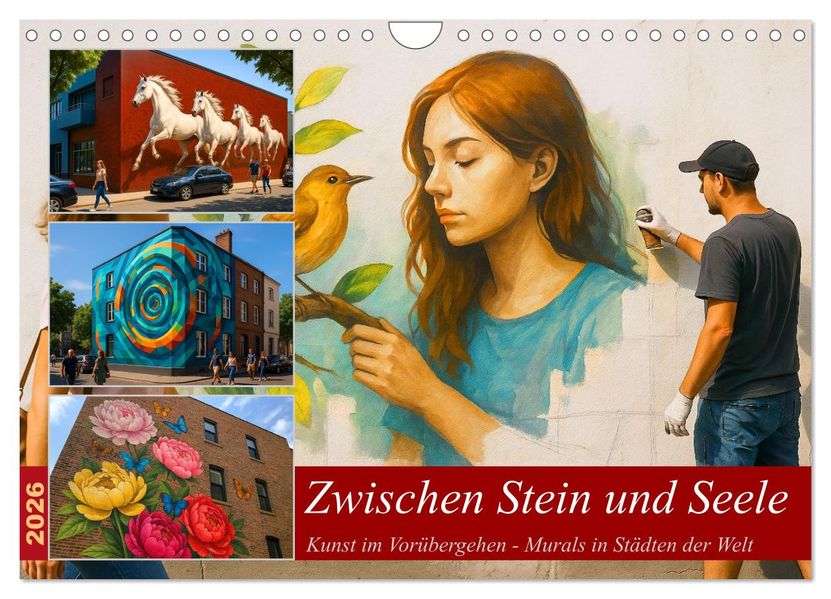 Zwischen Stein und Seele (Wandkalender 2026 DIN A4 quer) CALVENDO Monatskalender