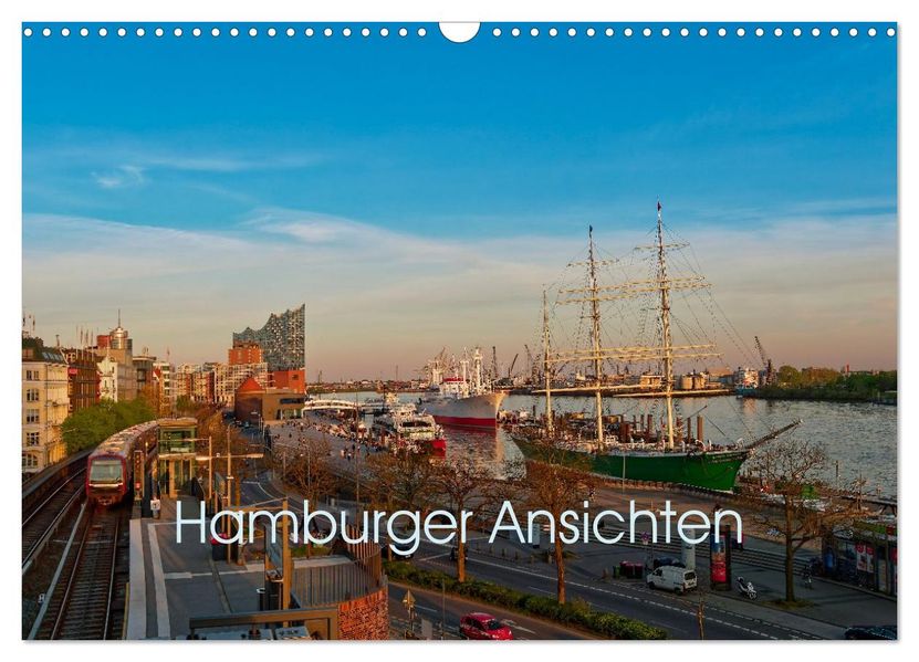 Hamburger Ansichten (Wandkalender 2026 DIN A3 quer) CALVENDO Monatskalender