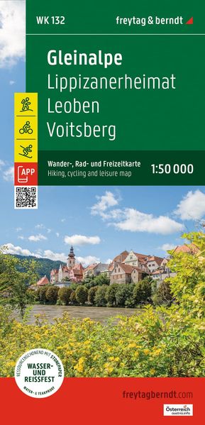 freytag & berndt Wanderkarte Gleinalpe - Lipizzanerheimat - Leoben - Voitsberg 1:50.000