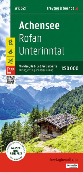 freytag & berndt Wanderkarte WK 321 Achensee - Rofan - Unterinntal 1:50.000