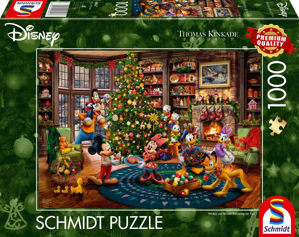 Disney Mickey & Minnie Trimming The Tree