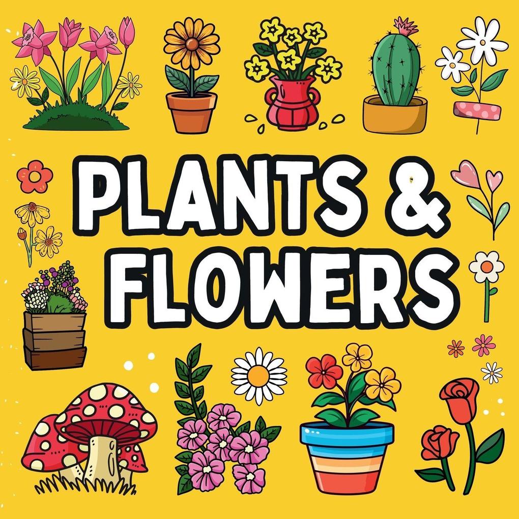 Bold and Easy Flowers & Plants Coloring Book