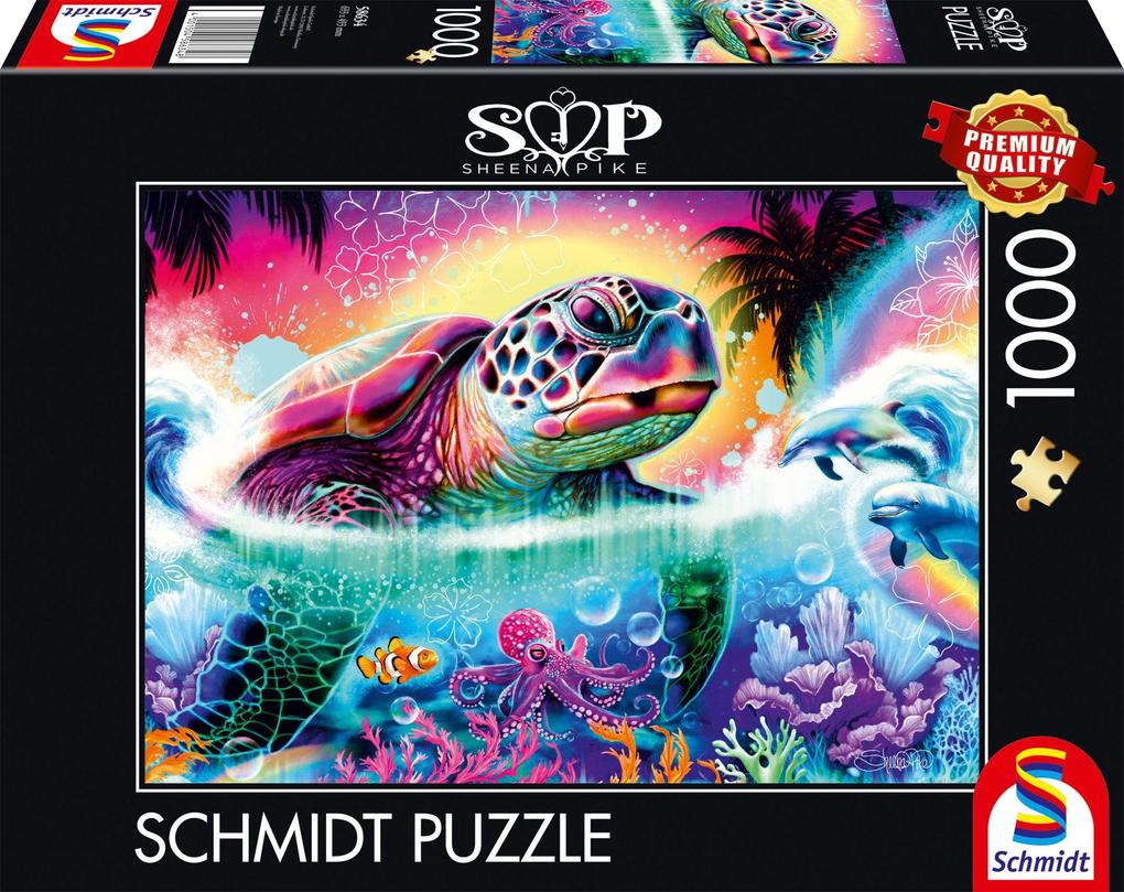 Neon Schildkröte