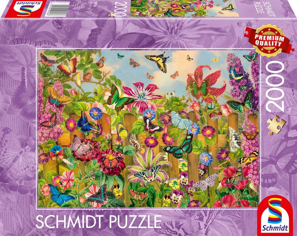 Wunderschöner Schmetterlingsgarten