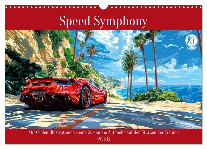 Speed Symphony (Wandkalender 2026 DIN A3 quer) CALVENDO Monatskalender