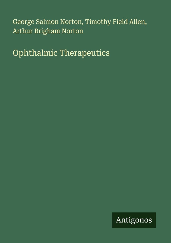 Ophthalmic Therapeutics