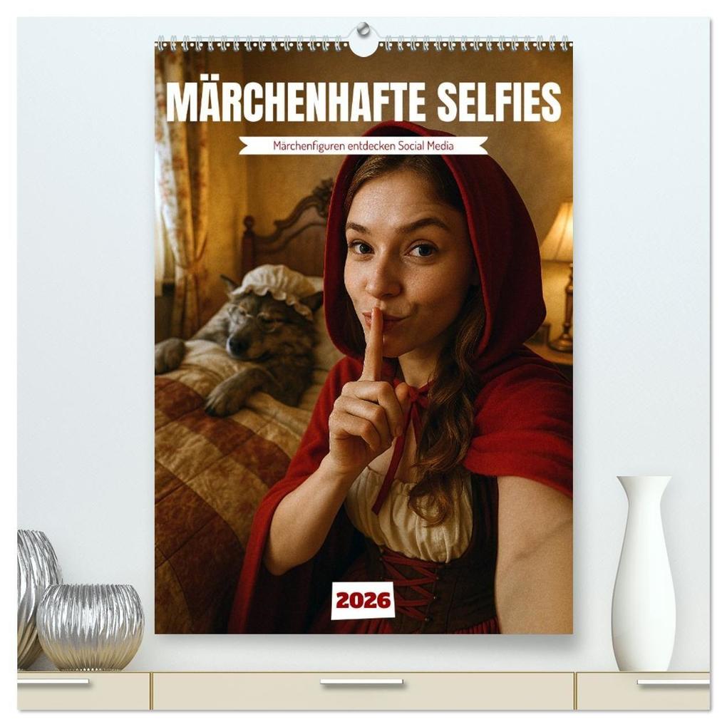 Märchenhafte Selfies (hochwertiger Premium Wandkalender 2026 DIN A2 hoch) Kunstdruck in Hochglanz