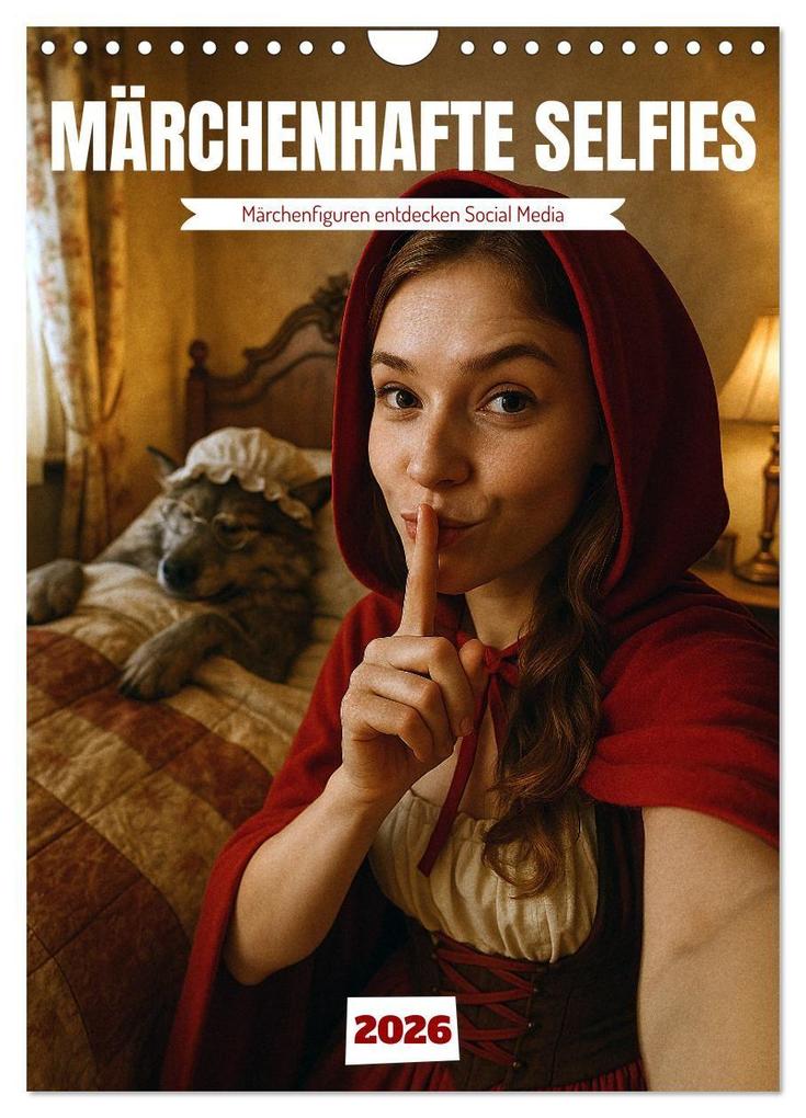 Märchenhafte Selfies (Wandkalender 2026 DIN A4 hoch) CALVENDO Monatskalender