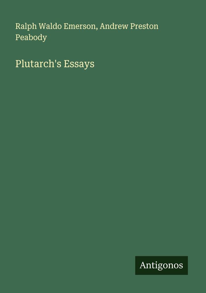 Plutarch's Essays