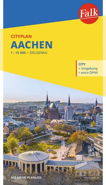 Falk Cityplan Aachen 1:15.000