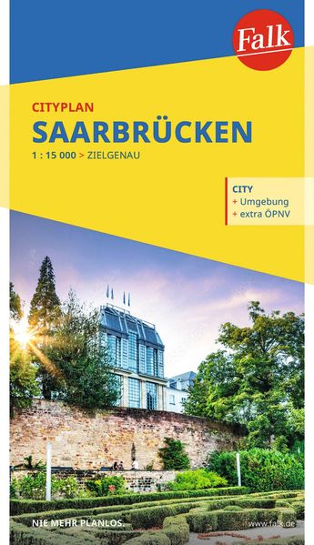 Falk Cityplan Saarbrücken 1:15.000