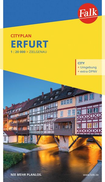 Falk Cityplan Erfurt 1:20.000
