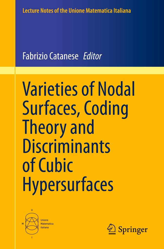 Varieties of Nodal Surfaces Coding Theory and Discriminants of Cubic Hypersurfaces