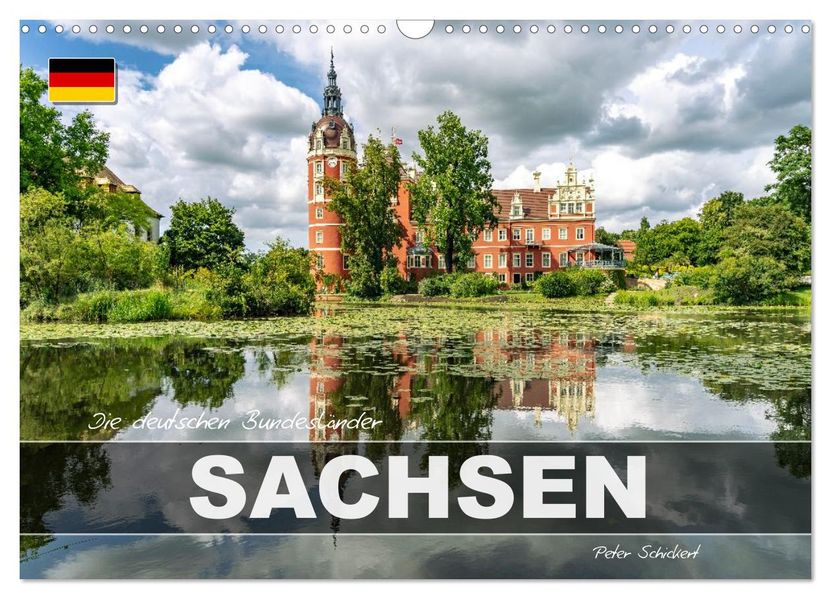 Die deutschen Bundesländer - Sachsen (Wandkalender 2026 DIN A3 quer) CALVENDO Monatskalender