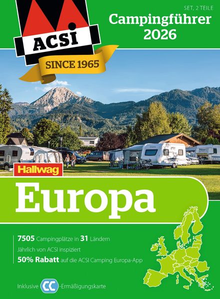ACSI Campingführer Europa 2026