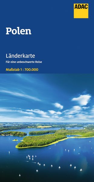 ADAC Länderkarte Polen 1:700.000
