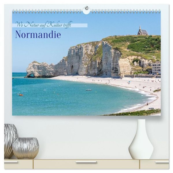 Normandie - Wo Natur auf Kultur trifft (hochwertiger Premium Wandkalender 2026 DIN A2 quer) Kunstdruck in Hochglanz