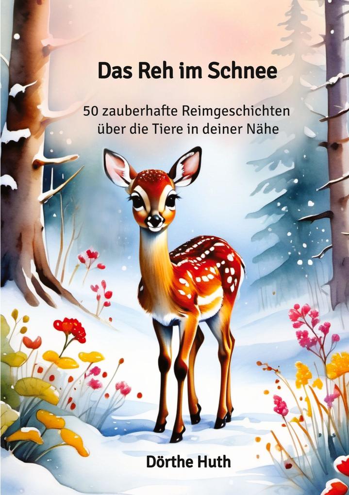 Das Reh im Schnee