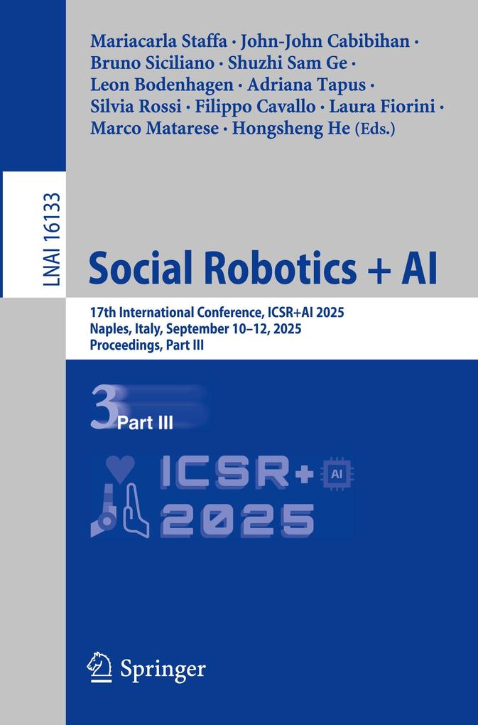 Social Robotics + AI