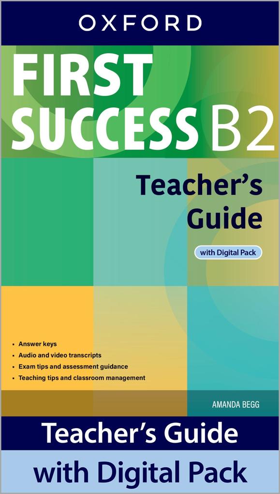 First Success B2 Teacher's Guide with Digital Pack
