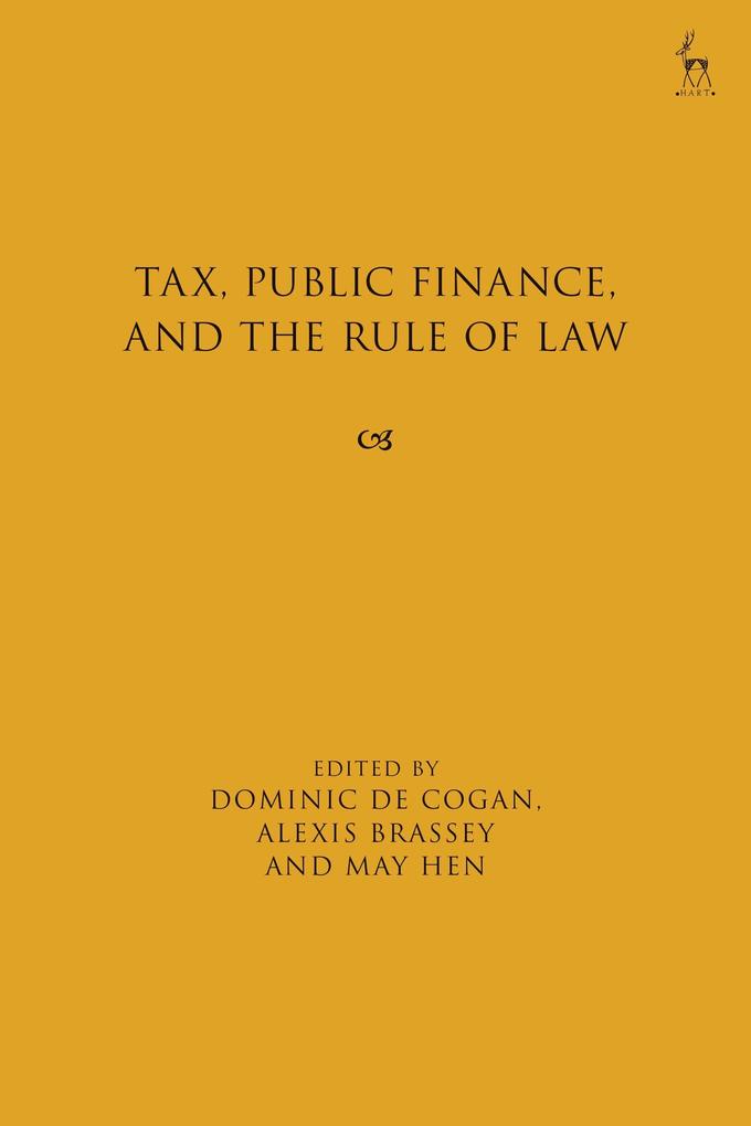 Tax Public Finance and the Rule of Law