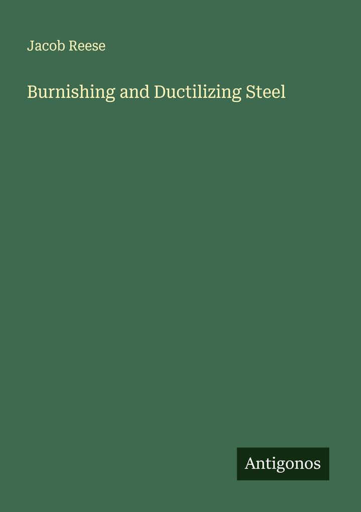 Burnishing and Ductilizing Steel