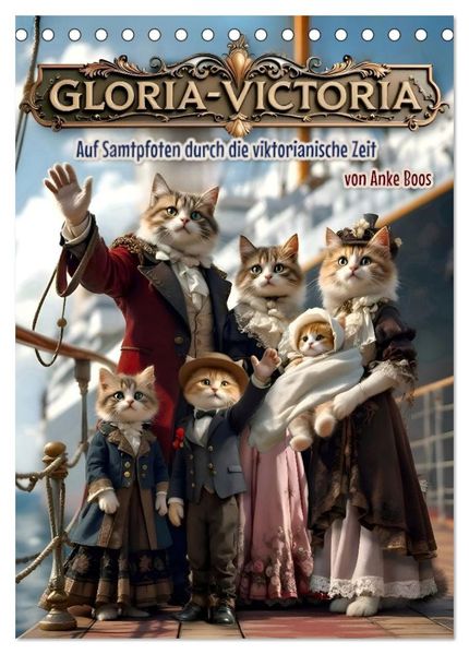 Gloria Victoria (Tischkalender 2026 DIN A5 hoch) CALVENDO Monatskalender