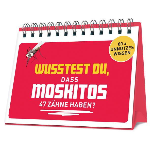 Wusstest du dass Moskitos 47 Zähne haben?