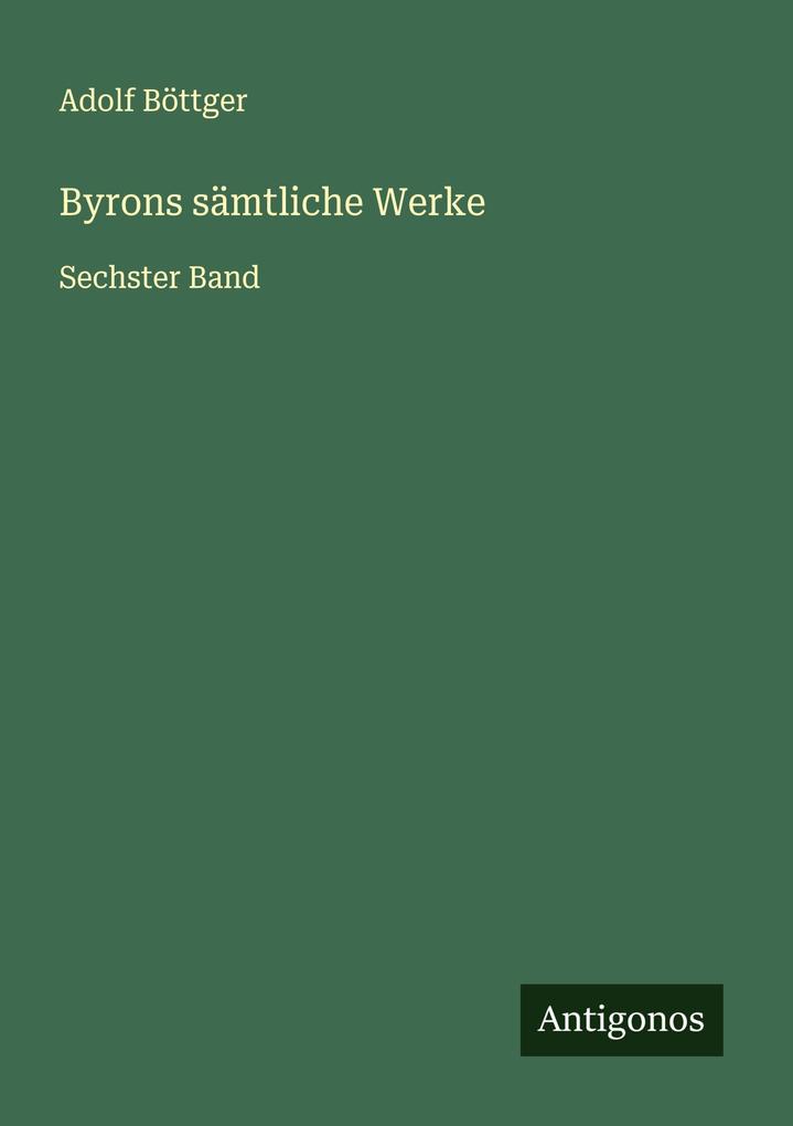 Byrons sämtliche Werke