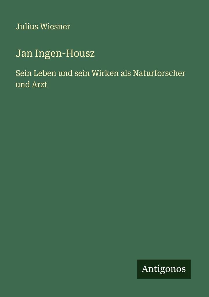 Jan Ingen-Housz
