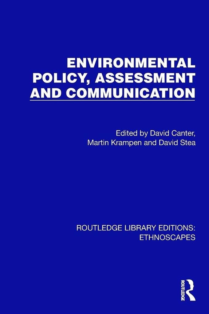Environmental Policy Assessment and Communication