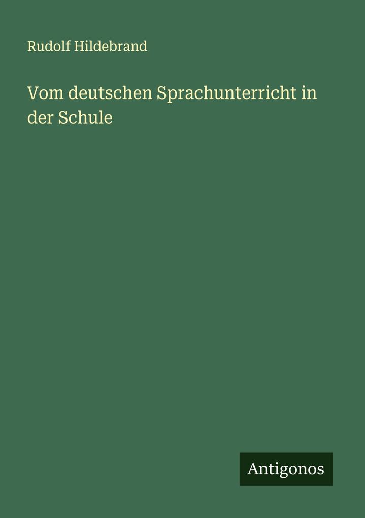 Vom deutschen Sprachunterricht in der Schule